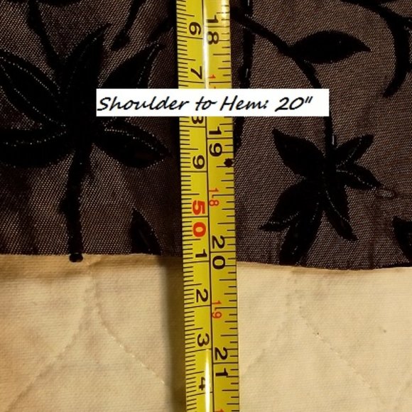 JS COLLECTION Women's top, Sz 16, Black - Picture 10 of 11